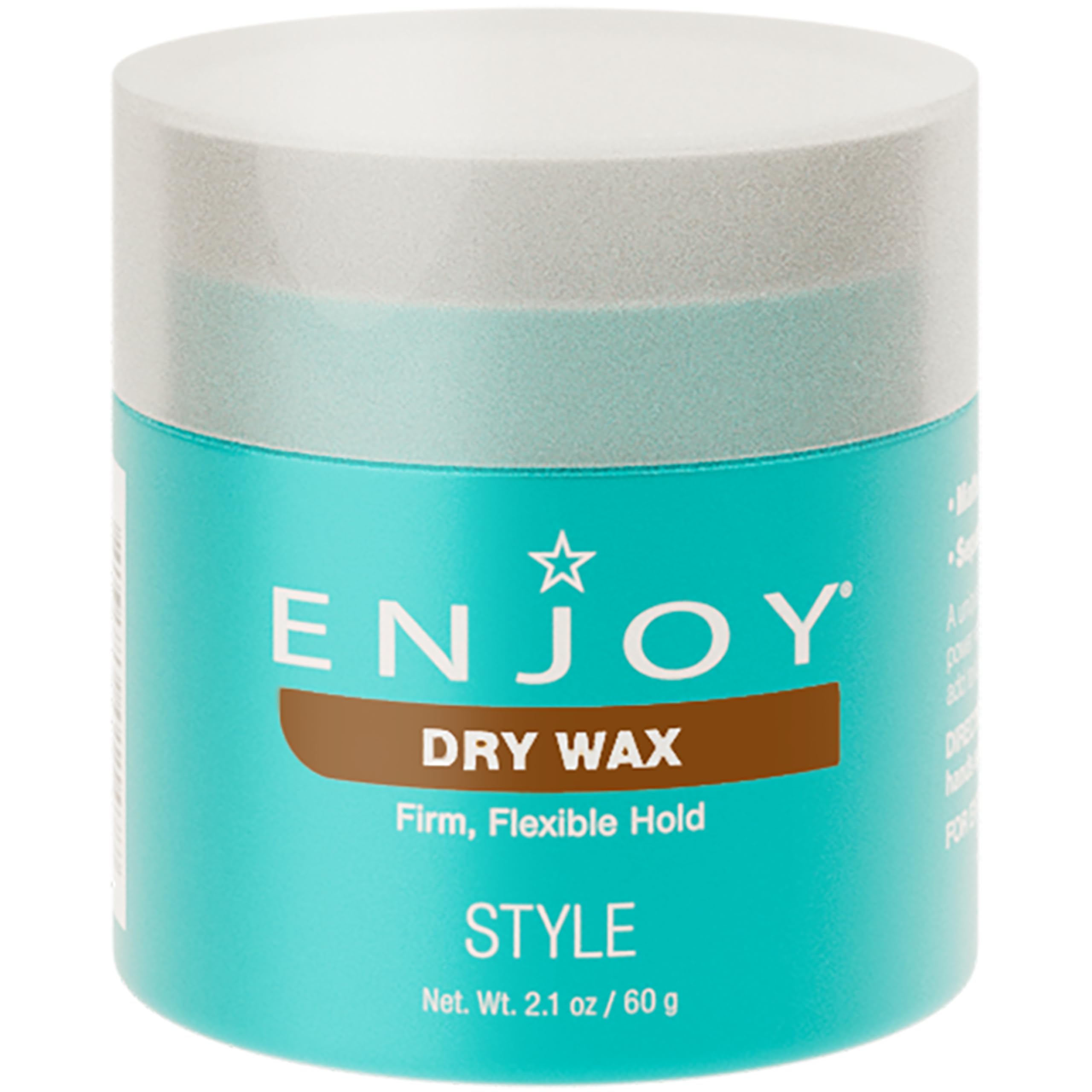 Enjoy Dry Wax 2.1 Oz bottle with natural matte finish
