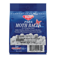 Enoz para Moth Balls 4 oz container