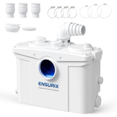 Ensurix 1200W macerator pump basement unit