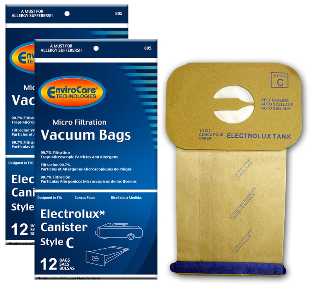 EnviroCare micro filtration bags Electrolux Style C 24 pack