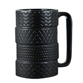 EPFamily ceramic tire coffee mug front view