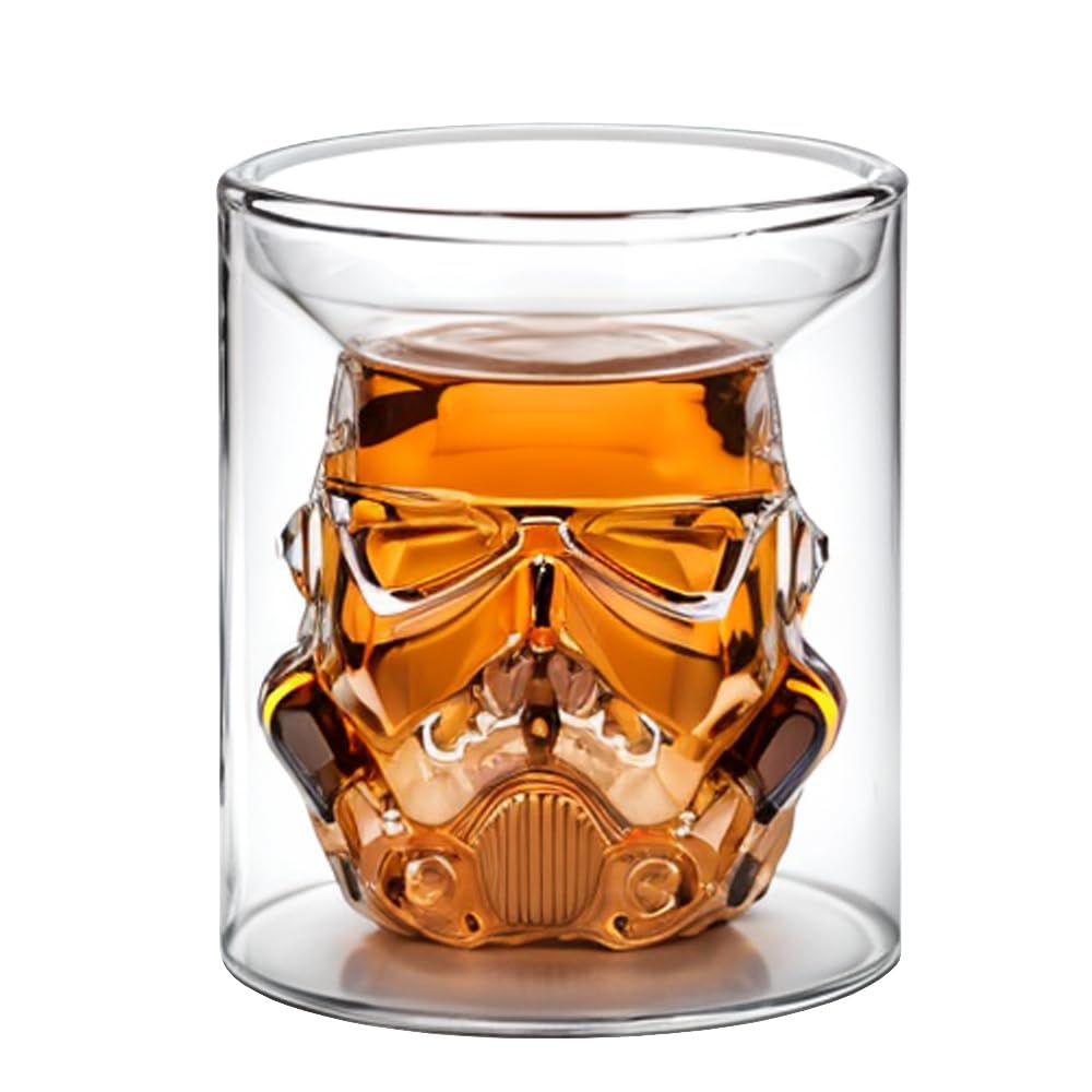 Ervige whisky sobriety glasses in hand showing design