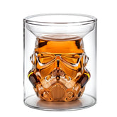 Ervige whisky sobriety glasses in hand showing design