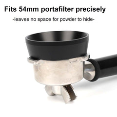 Espresso dosing funnel 54mm magnetic ring