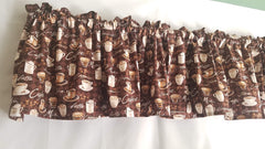 Espresso Latte Java Cappuccino Mocha Curtain fabric print