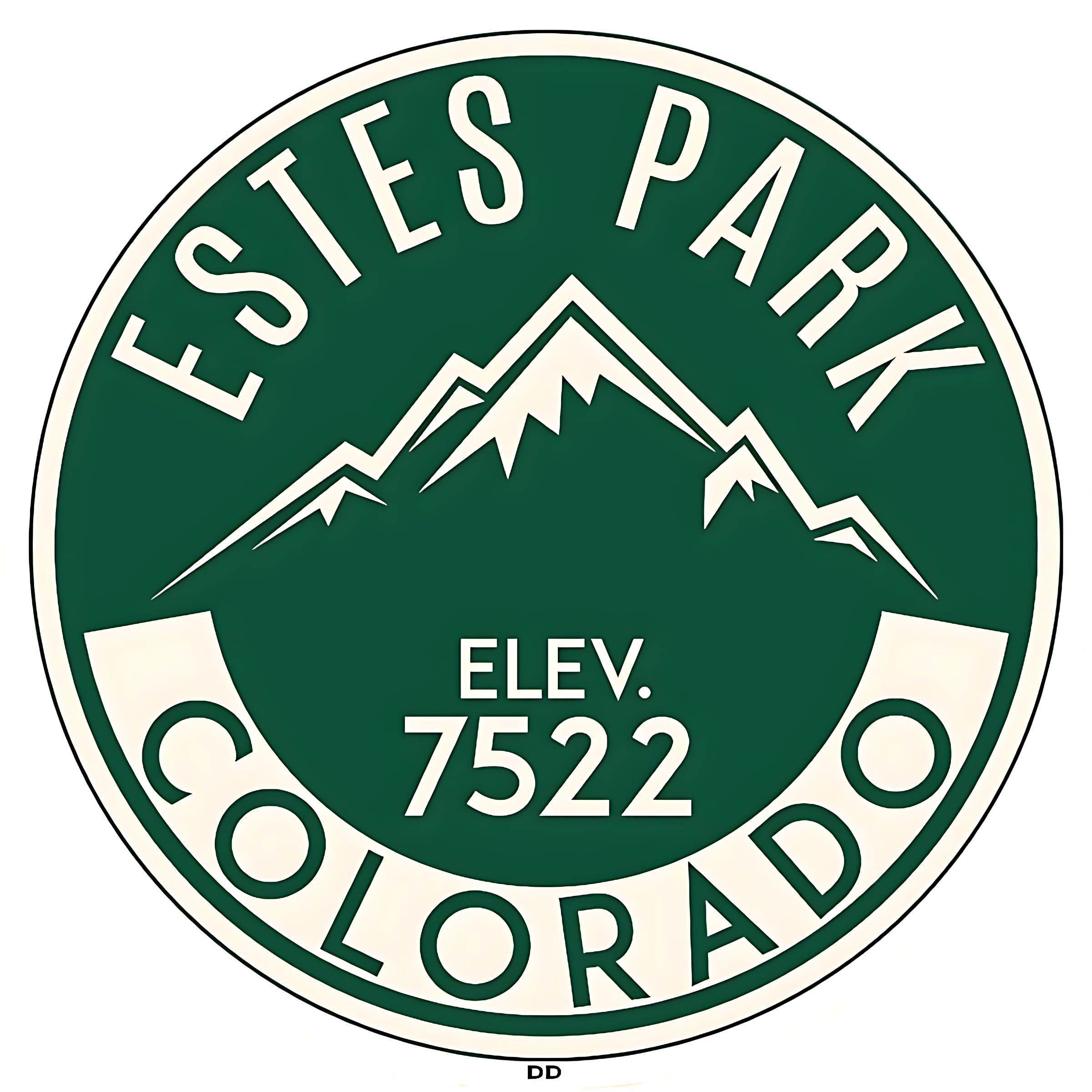Estes Park Colorado Vinyl Decal Sticker for laptop car van luggage carrier