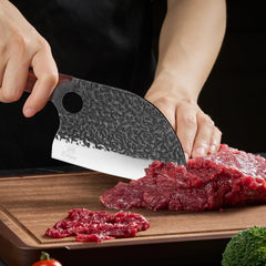 Ethyxe cleaver knife 5-8 inch blade and red sandalwood handle