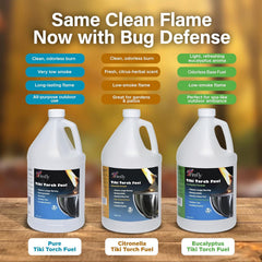 Tiki torch fuel eucalyptus formula Firefly for patios