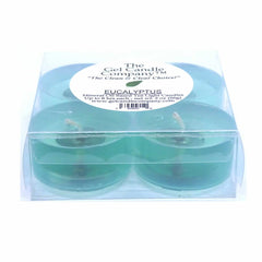 Eucalyptus tea lights mineral oil based individually poured