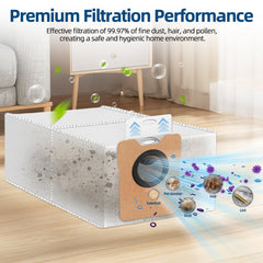 Two-layer filtration dust bags for eufy Omni C20 C10