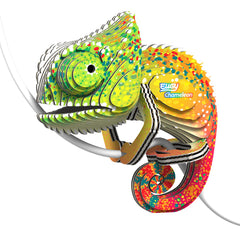 Eugy Chameleon 3D Puzzle packaging with 31 piece kit