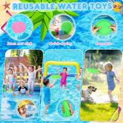 water frisbee gems dolphins and seaweed pieces from eulrgaus set