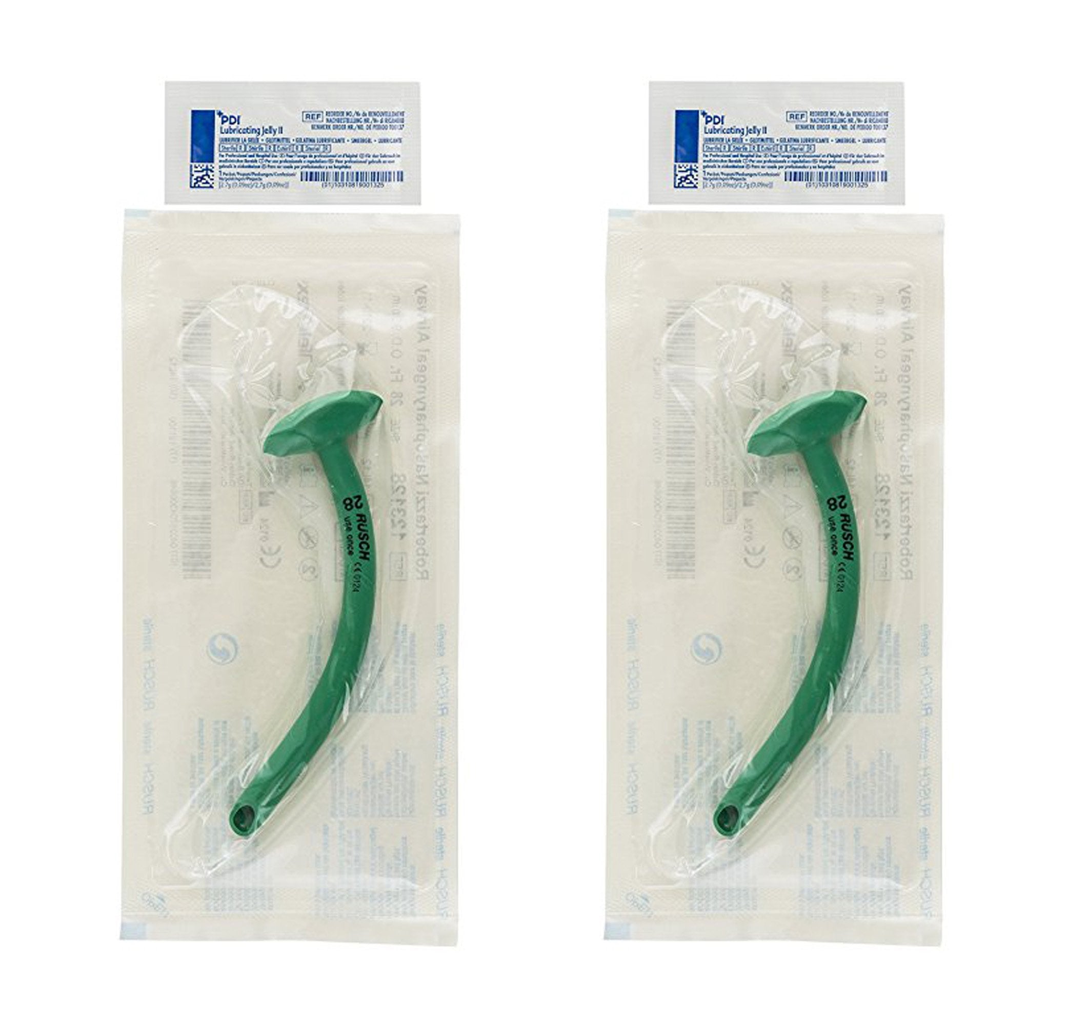 Ever Ready Group Rusch nasopharyngeal tube 28Fr 9.3mm pack of 2 with Surgilube lubricant