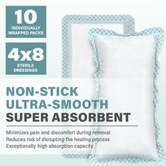EVERLIT nonstick soft gauze pad 4x8