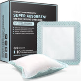 Everlit super absorbent dressing for wound care 4x4 sterile pad