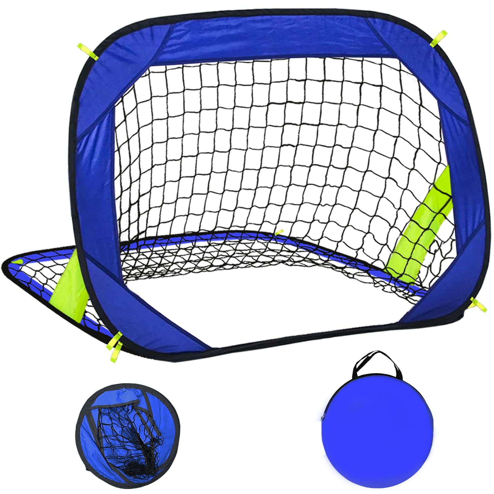 EVERRUSH pop up soccer goal in portable setup