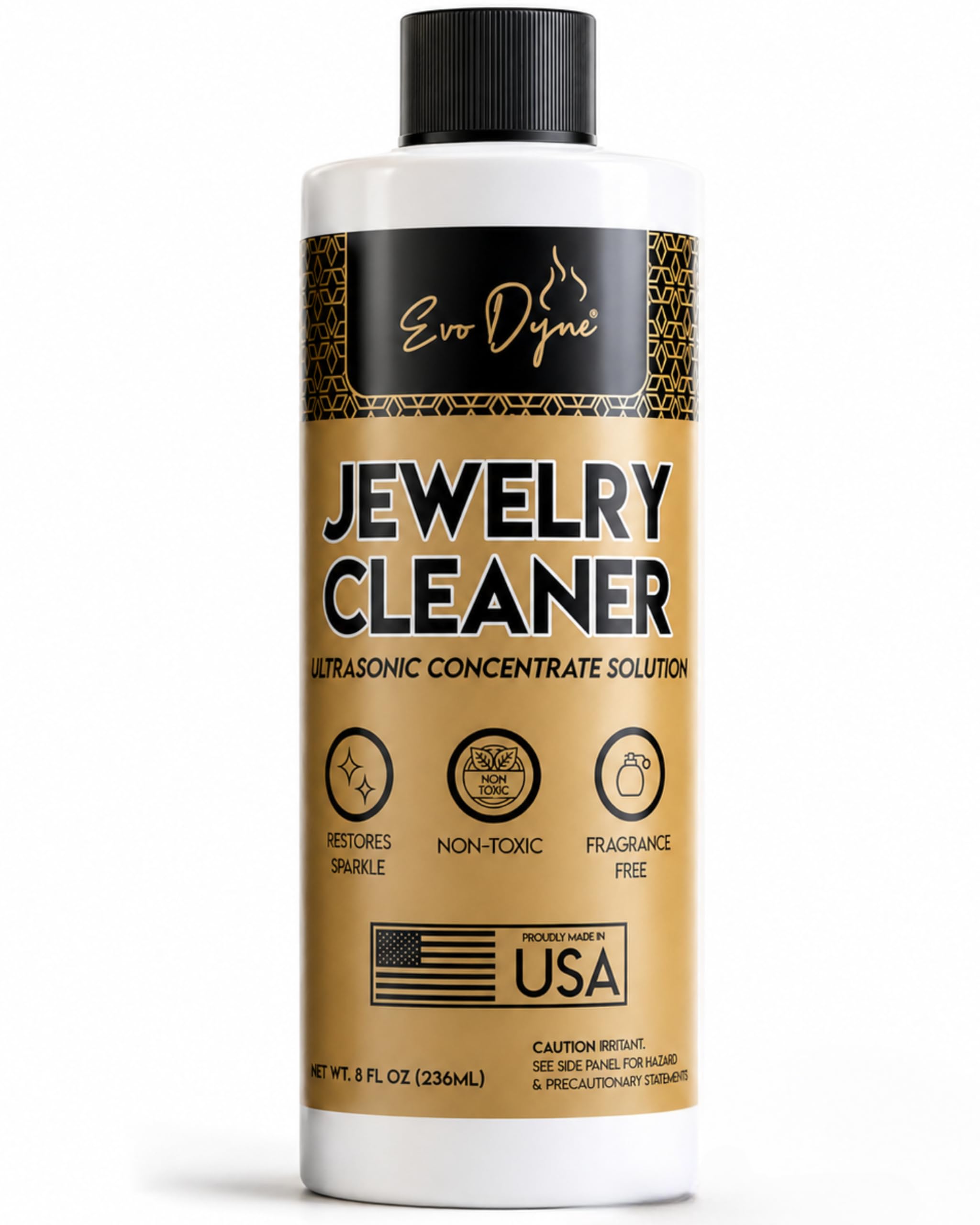 Evo Dyne Ultrasonic Jewelry Cleaner Solution 8 oz bottle