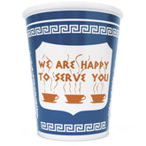 ExceptionLab 10 oz ceramic coffee cup with Greek Anthora design