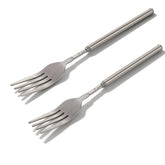 Extendable Fork 8.7 to 25.4 Inch extended for grilling
