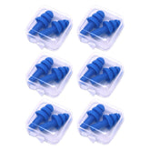 EYAKEG blue swimming earplugs 6 pair pack