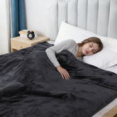 Eydna electric heated blanket full size 72x84 black