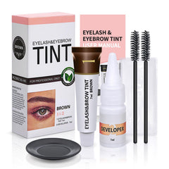 eyebrow eyelash color kit brown 7ml bottle