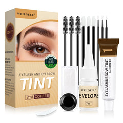Eyelash Eyebrow Color Kit 7ml Coffee Dark Brown packaging