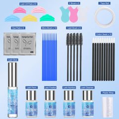 Eyelash Lift Kit box and basic components