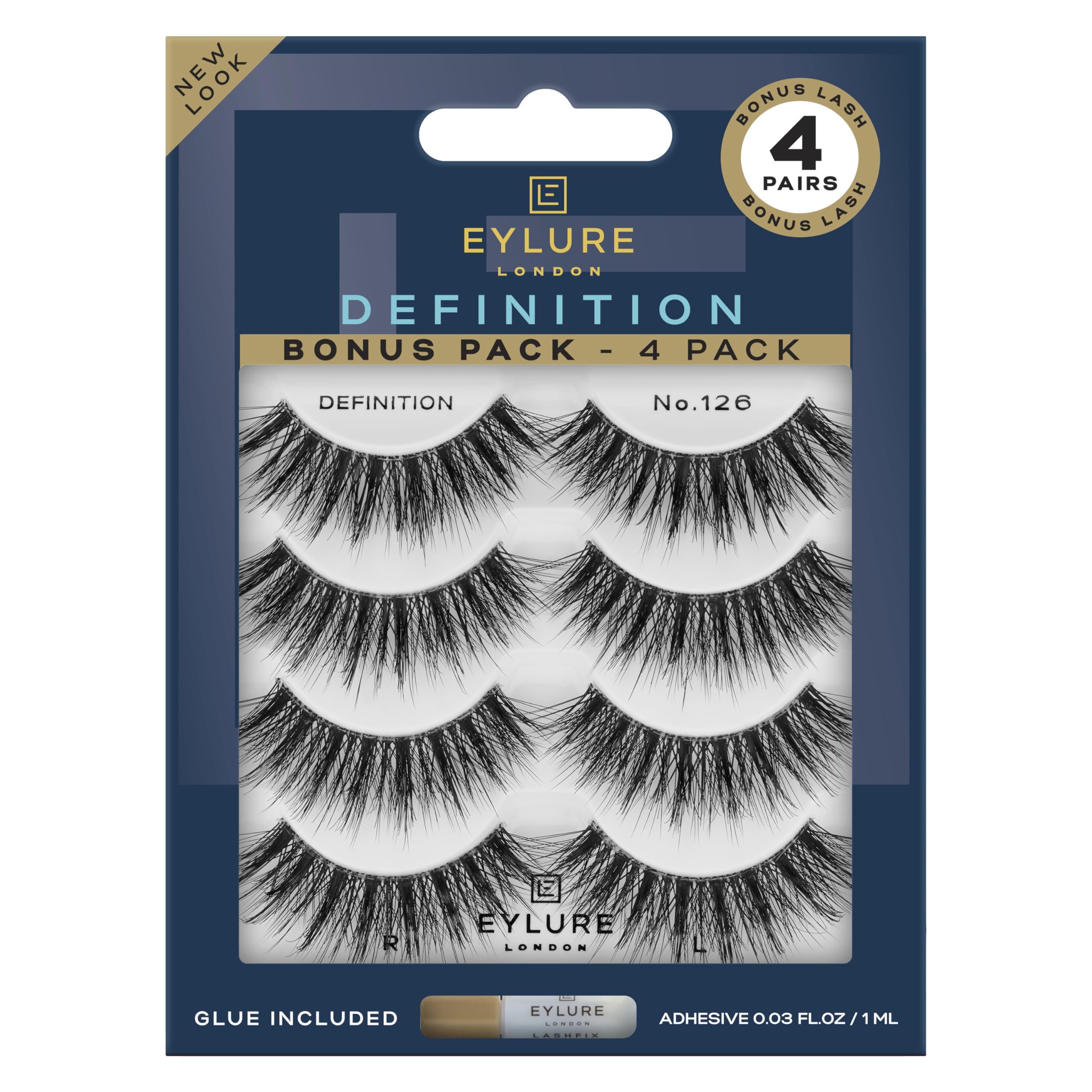 Eylure Dramatic Definition No 126 eyelashes multipack