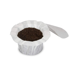 Patented lid close-up on EZ-Cup paper filters