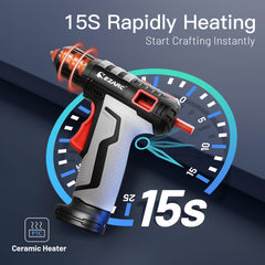 EZARC cordless hot glue gun black color variant