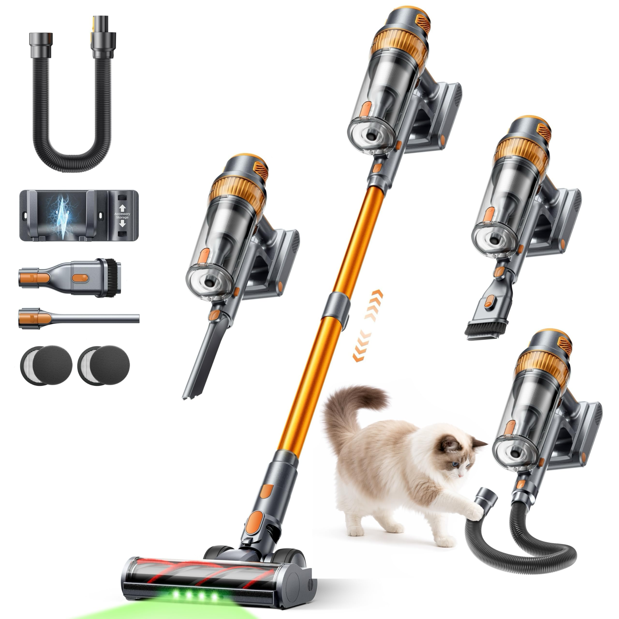 EzyTidy VAC04 cordless vacuum cleaner front view