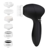 CLSEVXY facial cleansing brush with 6 replaceable heads