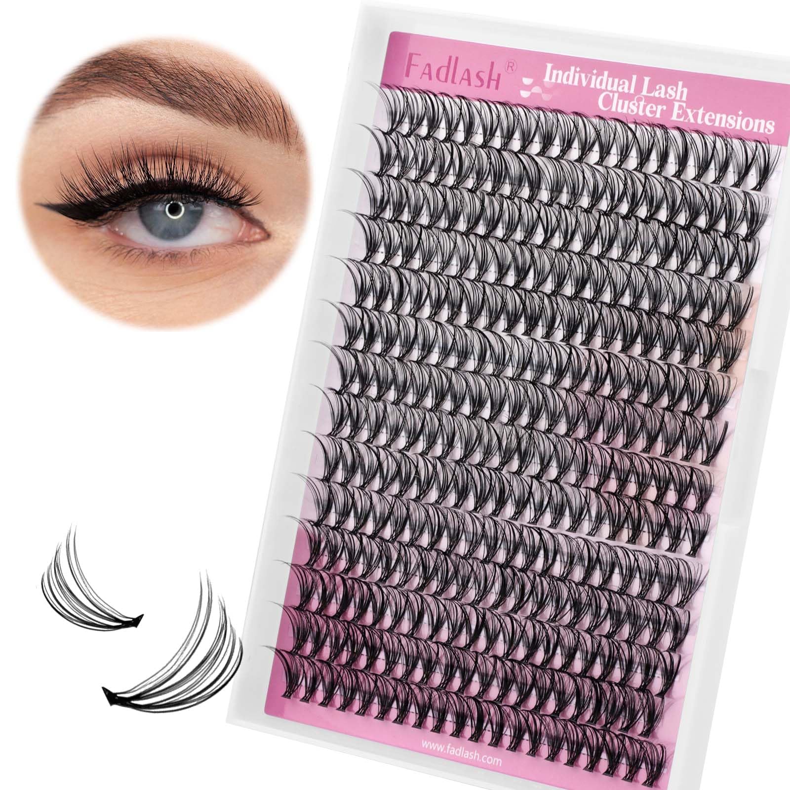 fadlash 20d wispy lash clusters product image