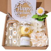 FAJAO daisy glass cup 8pcs gift box image showing the glass cup