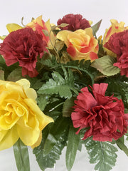 Adjustable rubber sleeve protects headstone surface