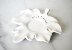 Pumpkin spice scented candle included with leaf votive