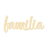 Familia Wall Sign Spanish family sign laser cut from 1/4 inch maple plywood