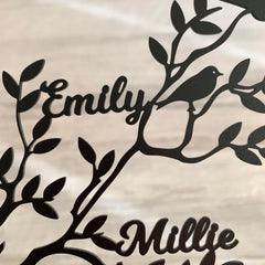 Family name sign metal diameter 10 inches