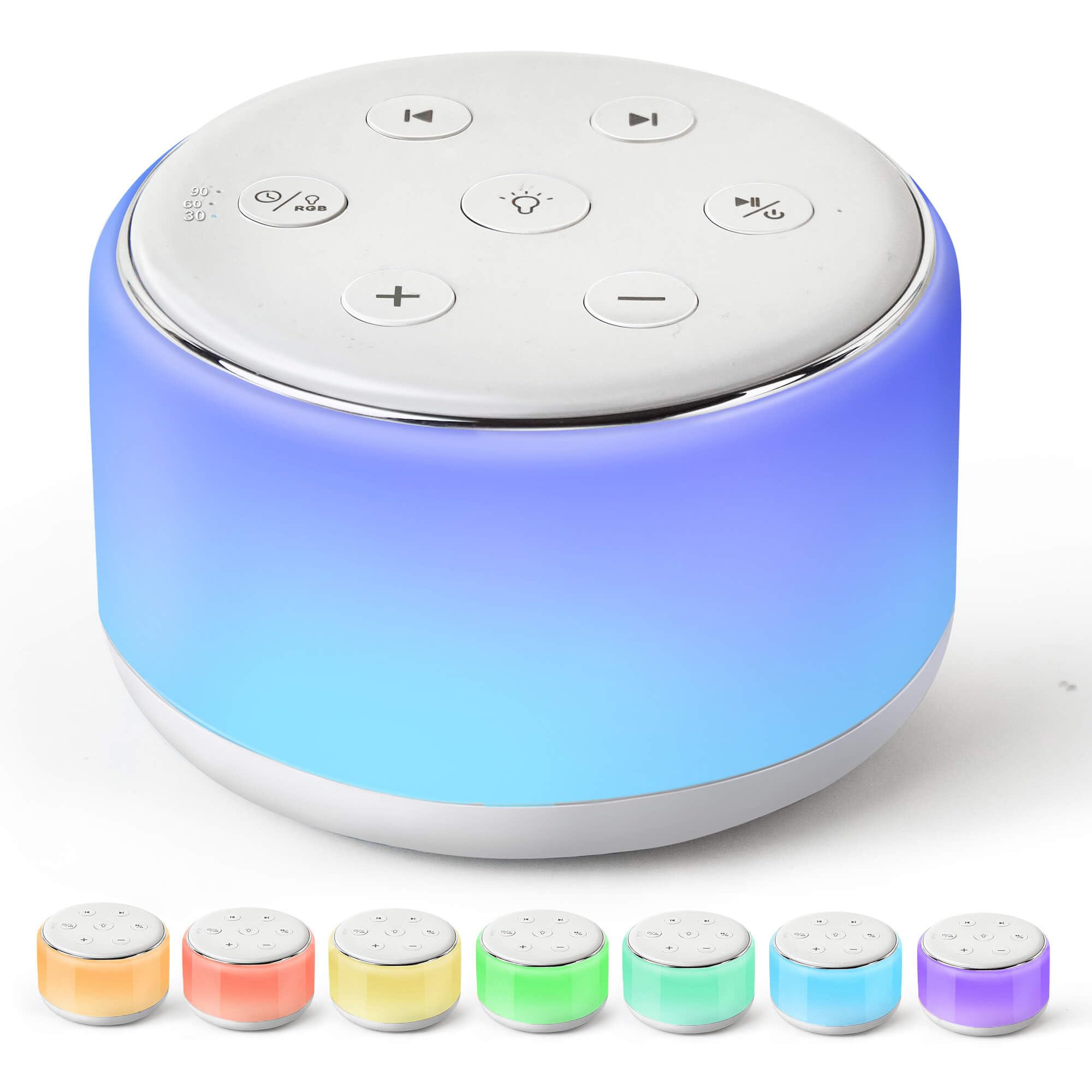 FamiSym white noise sound machine with night light