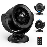 Fan for Bedroom air circulator with remote in black