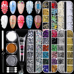 FANDAMEI 3D Gel Kit contents including gel and tools