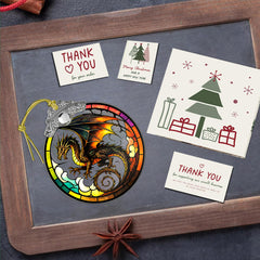 Fantasy dragon ornament gift idea for book lovers