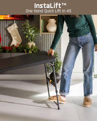 Four-height adjustable table 22 24 29 34 inches