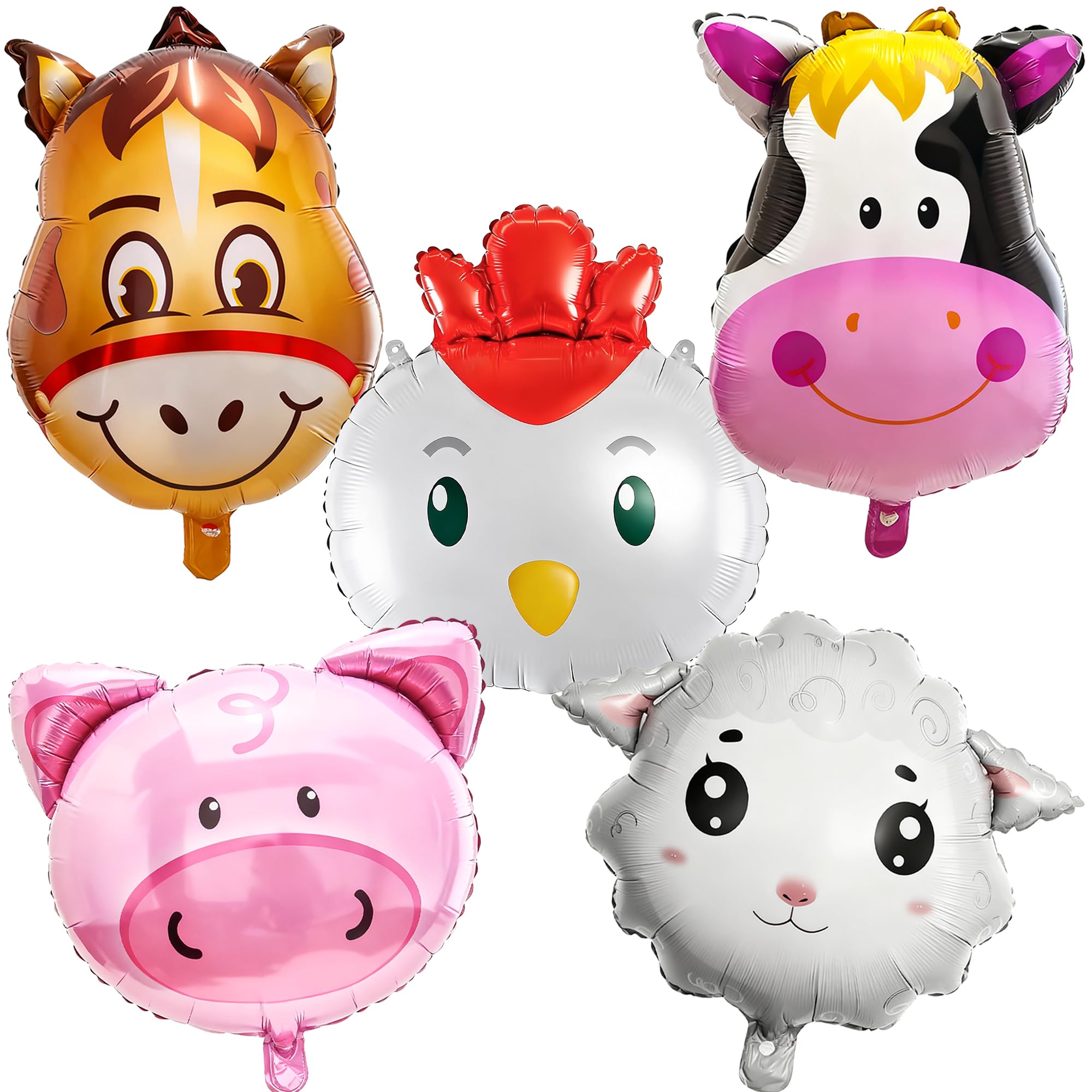 Farm Animal Balloons Set cow balloon