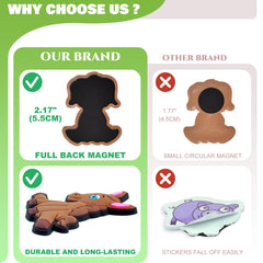 Farm animal magnets for kids 12pcs educational set