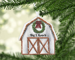 Farm ornament design with personalization