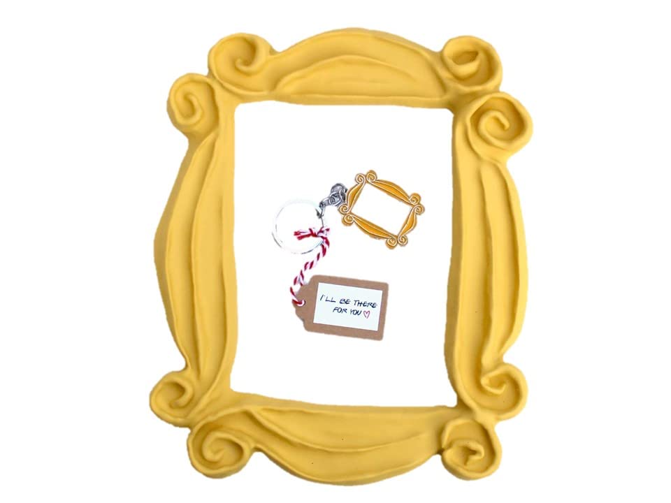 Fatima yellow frame for door with keychain