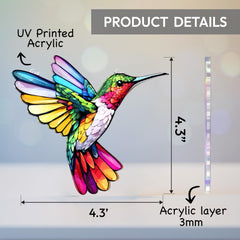 Hummingbird ornament for Christmas tree and home decor