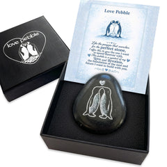 Faythory Cute Penguin Love Pebble product image